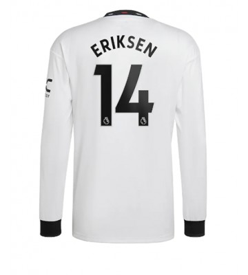 Manchester United Christian Eriksen #14 Bortedrakt 2022-23 Langermet